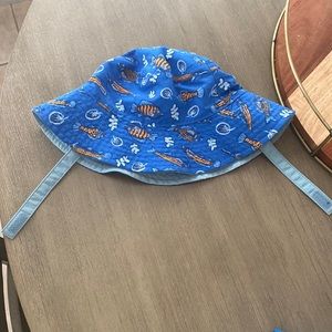 Patagonia Reversible 5T But fits more like 2 to 4-year-old bucket hat